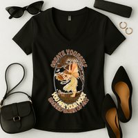 Create Yourself You Are Your Most Sacred Work Of Art  Women's V-Neck T-Shirt