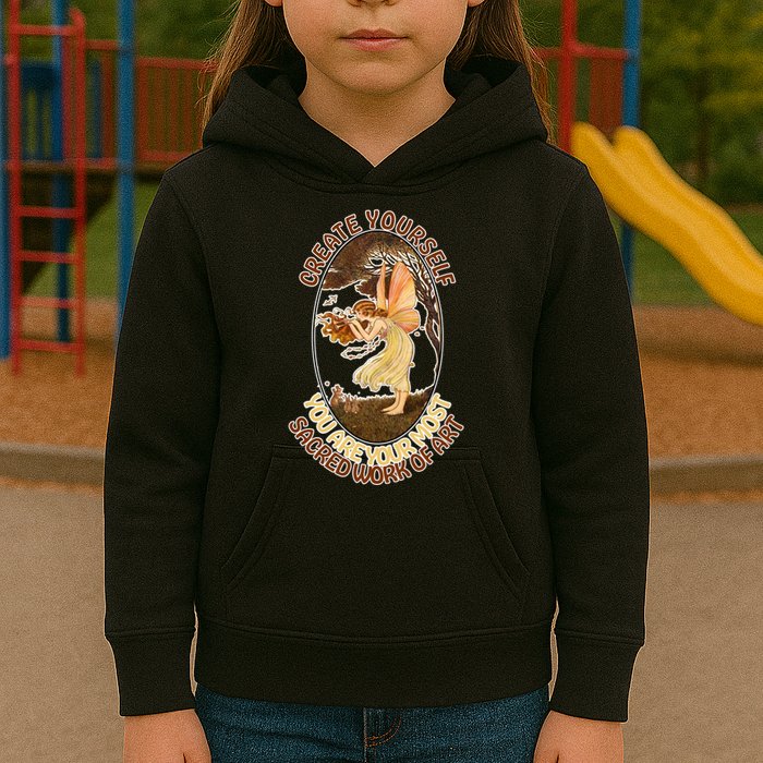 Create Yourself You Are Your Most Sacred Work Of Art  Kids Hoodie