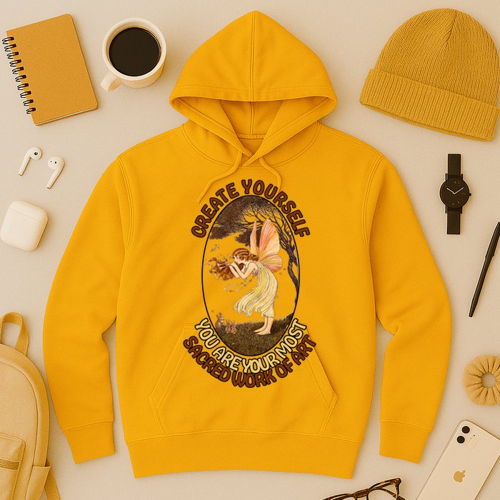 Create Yourself You Are Your Most Sacred Work Of Art  Hoodie