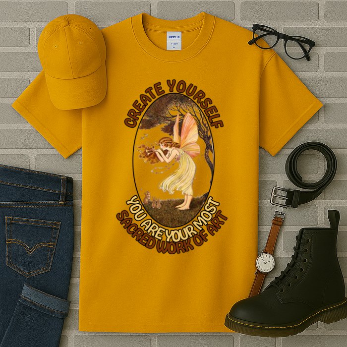Create Yourself You Are Your Most Sacred Work Of Art  Tall T-Shirt