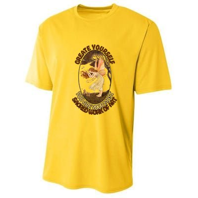 Create Yourself You Are Your Most Sacred Work Of Art  Youth Performance Sprint T-Shirt