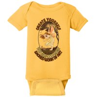 Create Yourself You Are Your Most Sacred Work Of Art  Baby Bodysuit