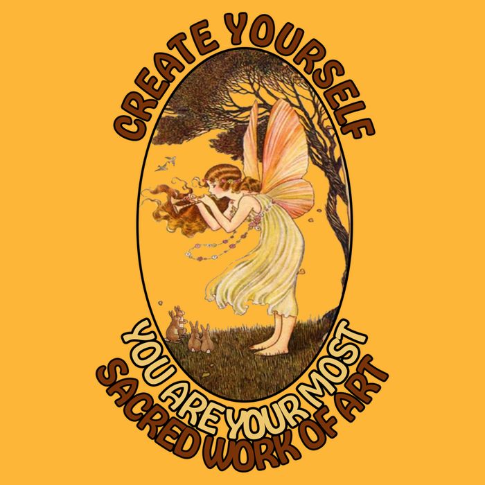 Create Yourself You Are Your Most Sacred Work Of Art  Baby Bodysuit
