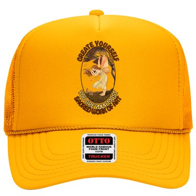 Create Yourself You Are Your Most Sacred Work Of Art  Trucker Hat