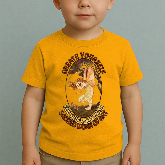 Create Yourself You Are Your Most Sacred Work Of Art  Toddler T-Shirt