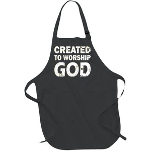 Created To Worship God Full-Length Apron With Pockets