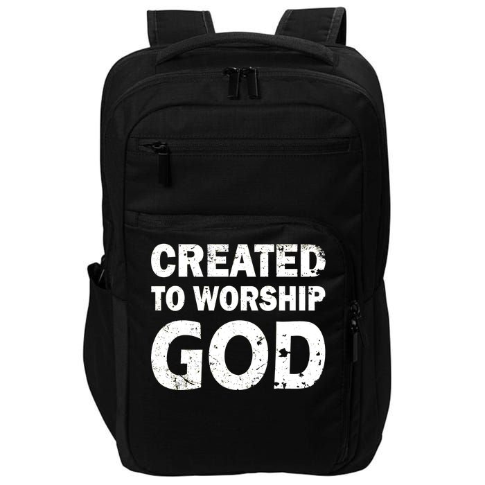 Created To Worship God Impact Tech Backpack