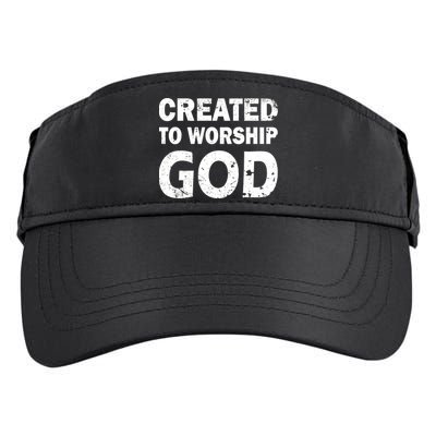 Created To Worship God Adult Drive Performance Visor