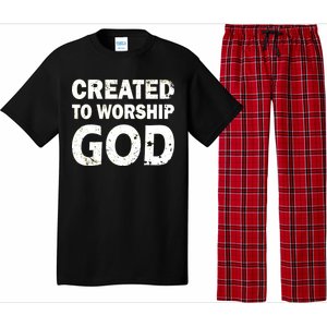 Created To Worship God Pajama Set