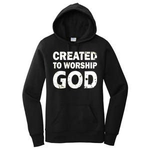 Created To Worship God Women's Pullover Hoodie