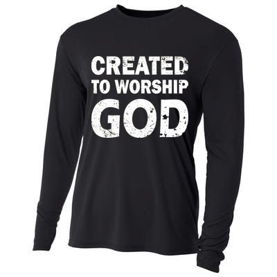 Created To Worship God Cooling Performance Long Sleeve Crew