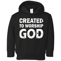 Created To Worship God Toddler Hoodie