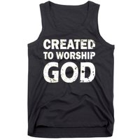 Created To Worship God Tank Top