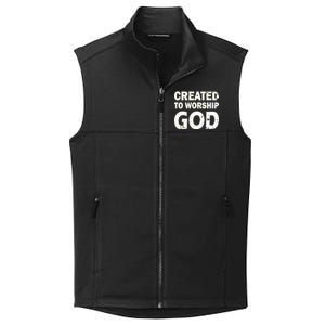 Created To Worship God Collective Smooth Fleece Vest