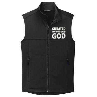 Created To Worship God Collective Smooth Fleece Vest