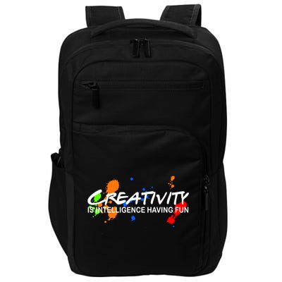 Creativity Is Intelligence Having Fun Impact Tech Backpack