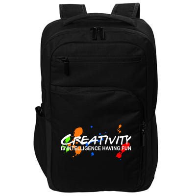 Creativity Is Intelligence Having Fun Impact Tech Backpack