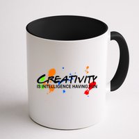 Creativity Is Intelligence Having Fun Mug