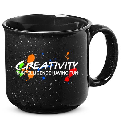 Creativity Is Intelligence Having Fun 15oz Campfire Ceramic Mug