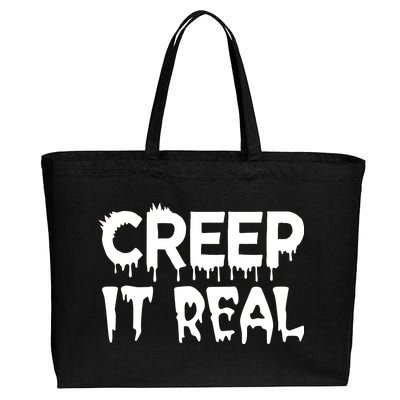 Creep It Real Cotton Canvas Jumbo Tote