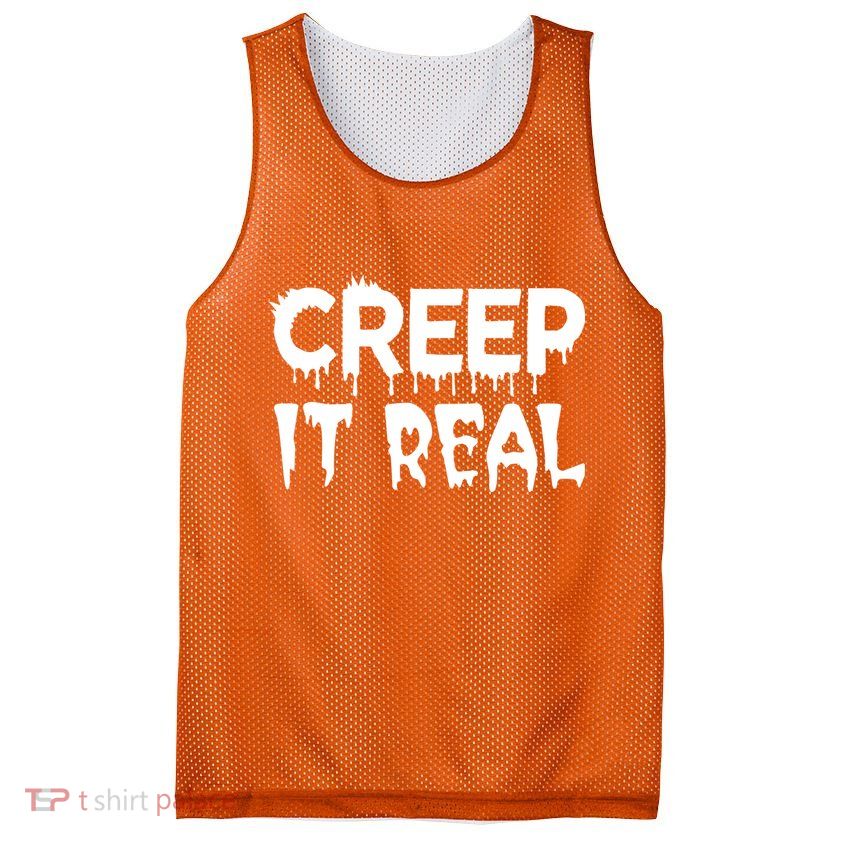 Creep It Real Mesh Reversible Basketball Jersey Tank