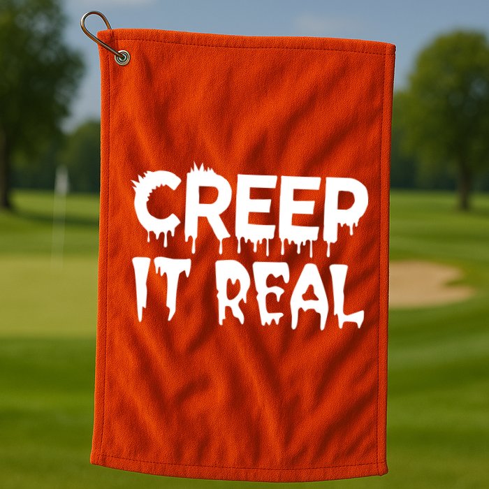 Creep It Real Golf Towel