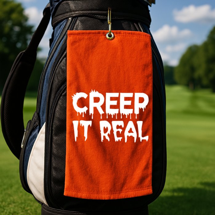 Creep It Real Golf Towel