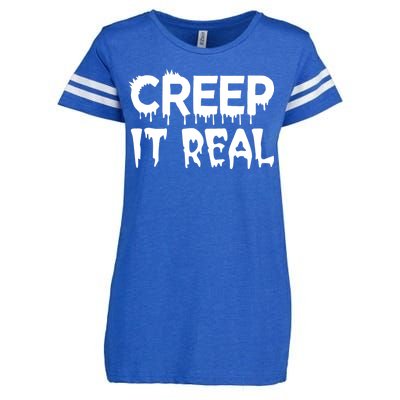 Creep It Real Enza Ladies Jersey Football T-Shirt