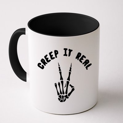 Creep It Real Skeleton Hand Funny Halloween  Mug