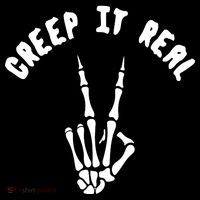 Creep It Real Skeleton Hand Funny Halloween  Cooling Performance Long Sleeve Crew