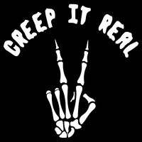 Creep It Real Skeleton Hand Funny Halloween  Tall Hoodie
