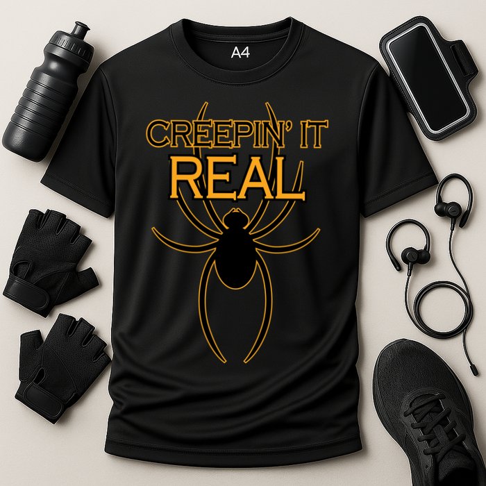 Creepin It Real Spider Cooling Performance Crew T-Shirt
