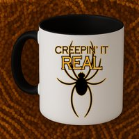 Creepin It Real Spider Mug