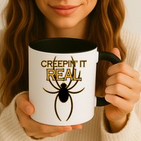 Creepin It Real Spider Mug