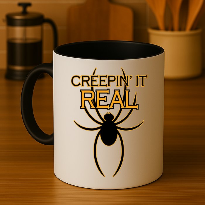 Creepin It Real Spider Mug
