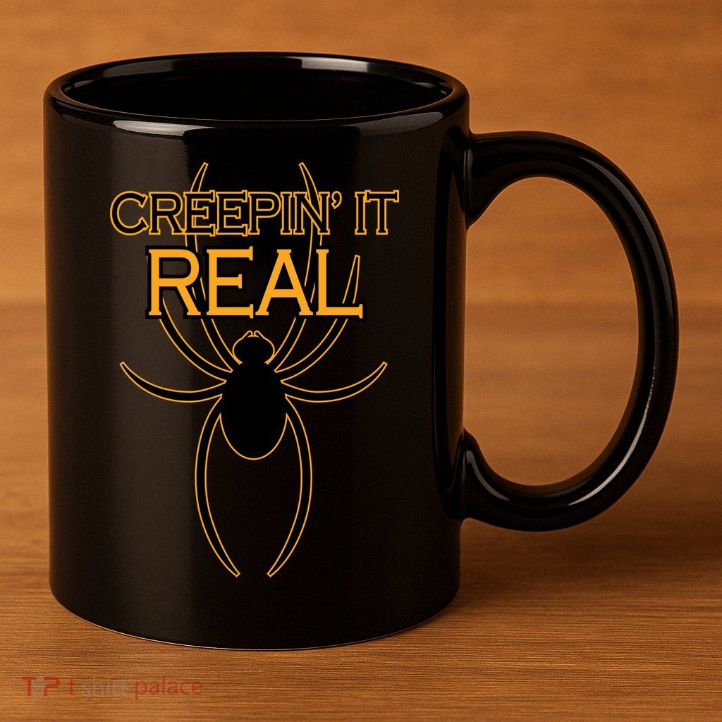Creepin It Real Spider 11oz C Handle Ceramic Mug