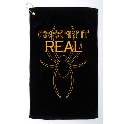 Creepin It Real Spider Golf Towel