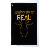Creepin It Real Spider Golf Towel