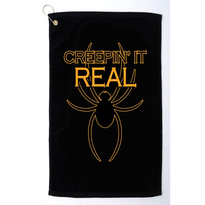 Creepin It Real Spider Golf Towel