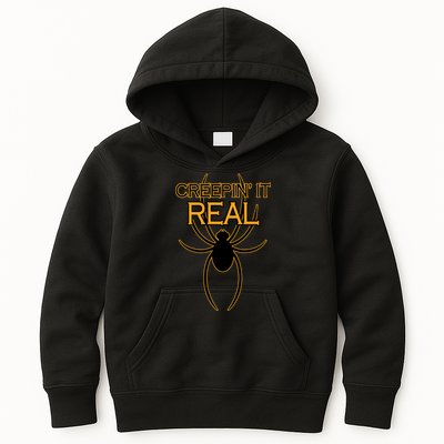 Creepin It Real Spider Kids Hoodie