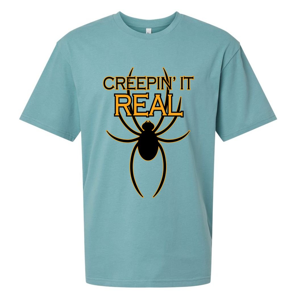 Creepin It Real Spider Sueded Cloud Jersey T-Shirt