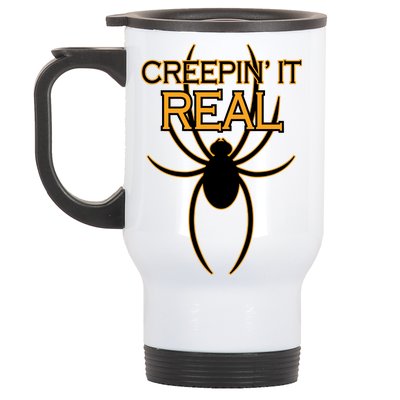 Creepin It Real Spider Stainless Steel Travel Mug