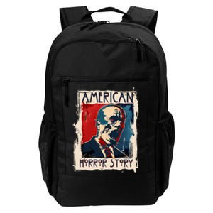 Creepy American Horror Story Zombie President Biden Daily Commute Backpack