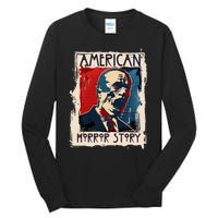 Creepy American Horror Story Zombie President Biden Tall Long Sleeve T-Shirt