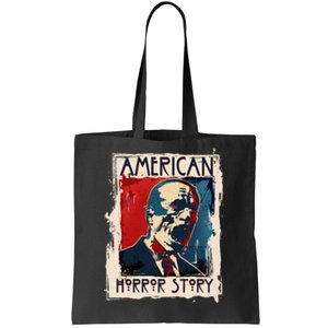 Creepy American Horror Story Zombie President Biden Tote Bag