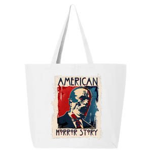 Creepy American Horror Story Zombie President Biden 25L Jumbo Tote