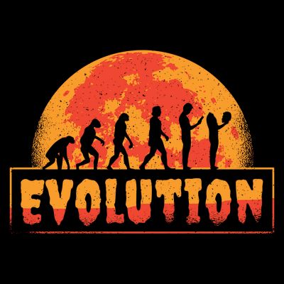 Creepy Evolution Halloween T-Shirt