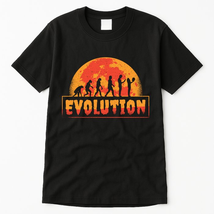 Creepy Evolution Halloween Tall T-Shirt
