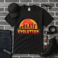 Creepy Evolution Halloween Tall T-Shirt
