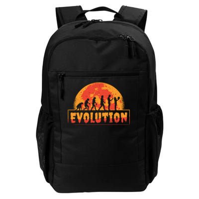 Creepy Evolution Halloween Daily Commute Backpack